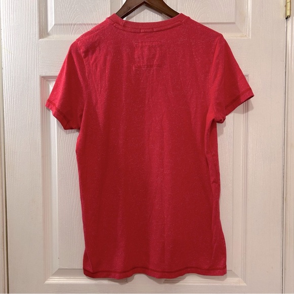 Abercrombie & Fitch Muscle T-Shirt Short Sleeve Big Moose Men's Red Size XL - Picture 2 of 7